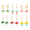 Alloy Stud Earrings AL-CBA6127-01G-2