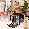 Clear PVC Plastic Shoes Storage Zipper Bags with Handles ABAG-WH0045-71A-5