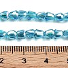 Electroplate Glass Beads Strands EGLA-D030-T4mm-B03-5