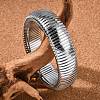 304 Stainless Steel Stretch Bracelets for Women Men BJEW-A031-02B-P-3