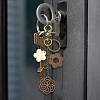 Wood & Alloy Pendant Decorations KEYC-YW00261-6