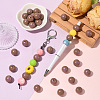 30Pcs Round Silicone Beads SIL-SZ0004-23A-4