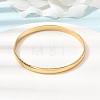 304 Stainless Steel Plain Bangles for Women Men BJEW-Z167-01G-03-2