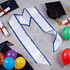 2Pcs Satin Graduation Sash Honor Stole Scarf for Men Women AJEW-MA0001-38B-4
