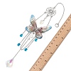 Stainless Steel Resin Butterfly Suncatcher HJEW-TA00452-03-3
