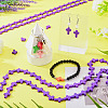 4 Strands Synthetic Turquoise Dyed Beads Strands G-TA0003-29A-7