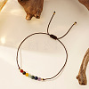 Vintage Minimalist Adjustable Natural Gemstone Bead Bracelets AX5833-3-1
