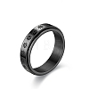 Titanium Steel Rotatable Finger Ring PW-WGA836B-08-1