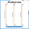 150Pcs 3 Styles Brass ins KK-PH0015-34-2