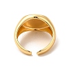 Rack Plating Brass Bear Open Cuff Rings RJEW-C050-04G-3