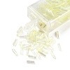 10G Ceylon Glass Twist Bugle Beads LS-SEED-L012-01B-1