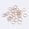 925 Sterling Silver Open Jump Rings STER-F036-02RG-1x6mm-1