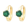 Brass Micro Pave Cubic Zirconia Hoop Earrings EJEW-P346-04G-01-4