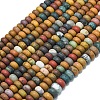 Natural Ocean Jasper Beads Strands G-P575-A36-8x5mm-2