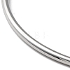304 Stainless Steel Simple Plain Bangle for Women BJEW-F461-01B-P-3
