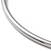 Non-Tarnish 304 Stainless Steel Simple Plain Bangle for Women BJEW-F461-01B-P-3