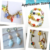 80Pcs 5 Styles Handmade Porcelain Beads PORC-SC0001-56-7