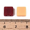 Opaque Acrylic Beads SACR-Q001-02B-M-4