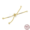 925 Sterling Silver Box Chain with Stop Beads and Loops STER-Z001-110G-3