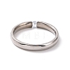 Crystal Rhinestone Simple Thin Finger Ring RJEW-I089-49P-3