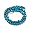 Synthetic Turquoise Beads Strands G-L605-G01-01A-3