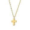 Cross Alloy Pendants Necklaces NJEW-JN05187-01-2