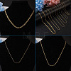 304 Stainless Steel Chain Necklaces NJEW-TA0001-11G-22