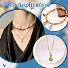 10Pcs 10 Styles Brass Pendants KK-PH0015-42-5