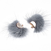 Faux Mink Fur Tassel Pendant Decorations X-FIND-T040-15-2