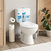 ABS Toilet Tank Fill Valve & Flush Valve Kit AJEW-WH0752-595-4