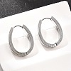 201 Stainless Steel Hoop Earrings EJEW-T056-03P-03-2