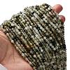 Natural Green Rutilated Quartz Beads Strands G-RM2025-A14-4mm-1