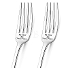 Word Pattern Stainless Steel Fork AJEW-WH0191-008-1