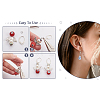  Jewelry 4 Pairs 4 Style 925 Sterling Silver Leverback Earring Findings FIND-PJ0001-30-16