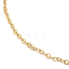 304 Stainless Steel Cable Chain Necklace for Women NJEW-G104-06G-2