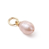 Natural Cultured Freshwater Pearl Pendants X-PALLOY-JF05172-01-4