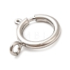 Brass Spring Ring Clasps KK-D407-20P-F-2