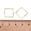 Brass Beads Frames KK-M288-01G-E-3