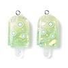 Resin Pendants RESI-M024-02A-2