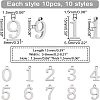 304 Stainless Steel Pendants STAS-UN0013-09P-2