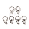 3 Pairs 3 Styles 304 Stainless Steel Clay Crystal Rhinestone Huggie Hoop Earrings EJEW-K279-08B-P-2