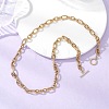 7MM 304 Stainless Steel Figaro Chain OT Necklaces NJEW-JN05706-1