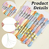 12Skeins 12 Colors Cotton Embroidery Floss OCOR-CY0004-93-5