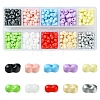 50G 10 Colors Baking Paint Glass Seed Beads SEED-YW0002-51C-1