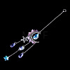 Moon & Star Alloy Hanging Ornaments HJEW-TADJ0024-3