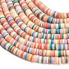 Handmade Polymer Clay Beads Strands PY-CBA21A8-01H-2