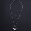 201 Stainless Steel Pendants Necklaces NJEW-S105-JN695-45-1-2