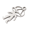 201 Stainless Steel Pendants STAS-Q341-06P-2