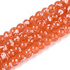 Baking Paint Glass Beads Strands DGLA-N015-4mm-04-1