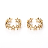 Adjustable Brass Cuff Rings RJEW-G105-03G-2